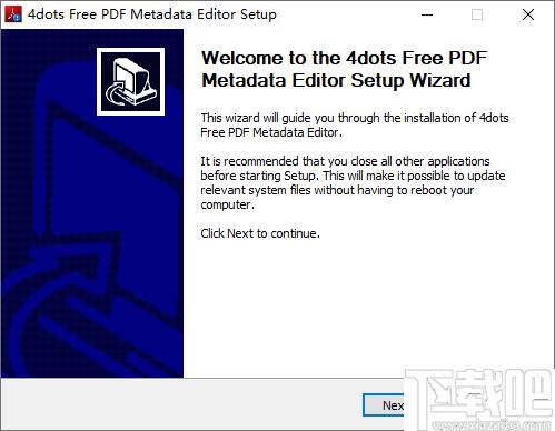 4dots Free PDF Metadata Editor下载,PDF工具,pdf编辑