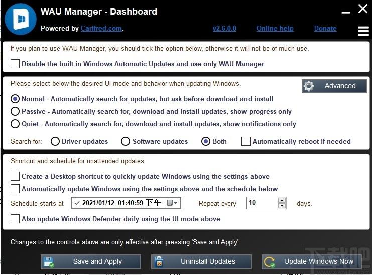 WAU Manager下载,软件更新,更新管理
