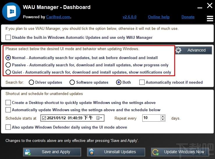 WAU Manager下载,软件更新,更新管理