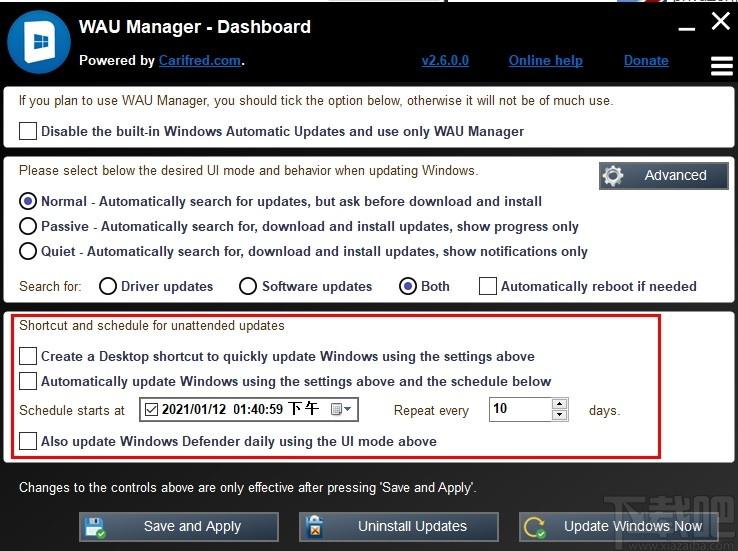 WAU Manager下载,软件更新,更新管理
